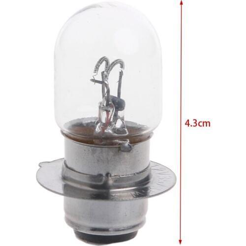 2021 New T19 P15D-25-1 DC 12V 35W White Headlight Double Filament Bulb For Motorcycle