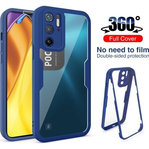 360 All Inclusive Case For Xiaomi Poco M3 Pro 5G Cover Shockproof Case For Xiomi Poco X3 Pro x3 nfc Sided Film Protective shell