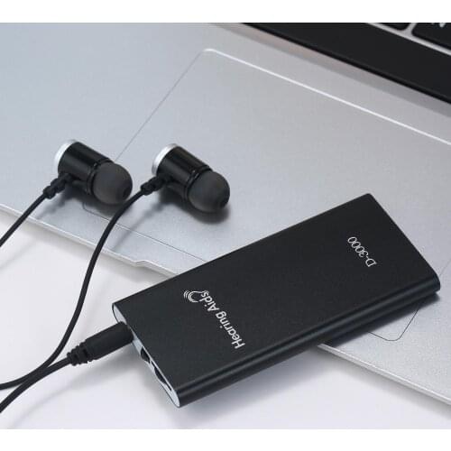 Audifonos Hearing Aids USB Rechargeable Voice Enhancer with Earphone Dual Ear Hearing Aid Adjustable Sound Amplifier