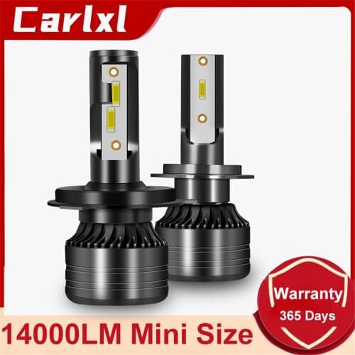 Carlxl Canbus H1 H4 H7 LED Car Headlight H8 H9 H11 9005 HB3 9006 HB4 9012 Auto Fog Light Bulb Headlamp 60W 14000LM 6000K 12V