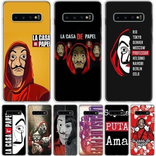 TV La Casa de papel Phone Case For Samsung Galaxy A50 A70 A30S A51 A71 A10 A20E A40 A90 A20S M30S A6 A7 A8 A9 Plus Coque