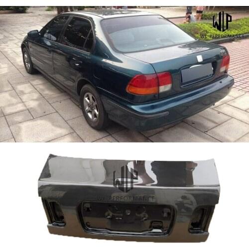 EK3 High Quality Carbon Fiber Rear Trunk Hood Bonnets Car Body Kit For Honda Civic EK3 Car Styling