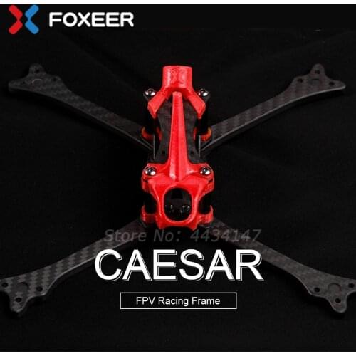 Foxeer CAESAR 200mm 5inch T700 Carbon Fiber Racing Frame Kits 5mm Arm Support Foxeer camera for RC FPV Racing Drone