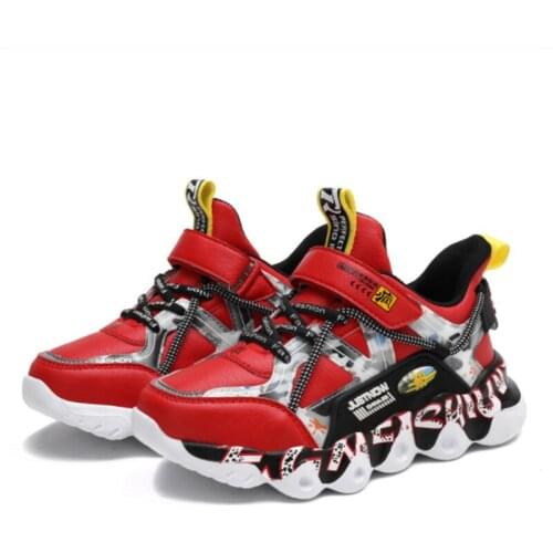 2021 Spring Autumn Kids Sneakers Boys Shoes Fashion Leather Casual Shoes For Boy Sport Running Shoes Temperament Babies