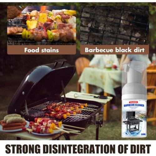 Kitchen Grease Multi-Purpose Foam Cleaner Rust Remover Cleaning Bathroom Detergent Surfactant BBQ Grill Car Tires Supplies 30ml