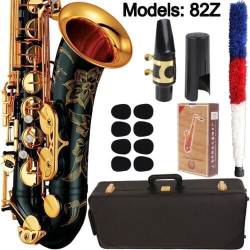 MFC Tenor Saxophone 82Z Black Lacquer With Case Sax Tenor Mouthpiece Ligature Reeds Neck Musical Instrument Accessories