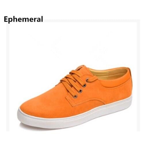 Male Shoes Lace-up Cow Suede Breathable Men Flats Low Top High Quality Footwear In Spring Winter Plus Size 48 38 9 Camel Black