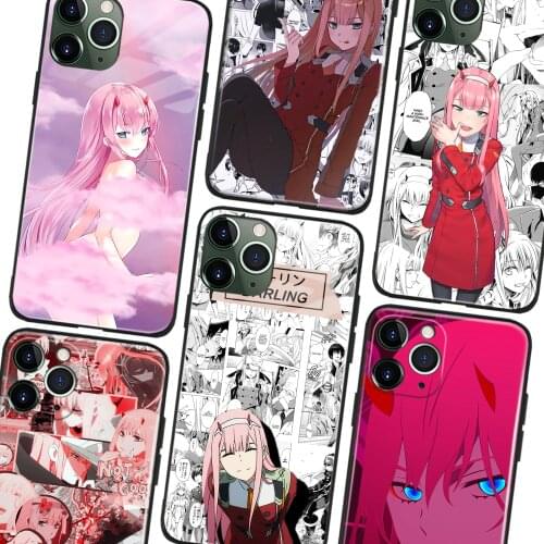 Zero Two 02 FRANXX Anime Phone Case For IPhone 11 12 Mini Pro XS Max 6s X XR 6 7 8 Plus SE Soft TPU Glass Cover