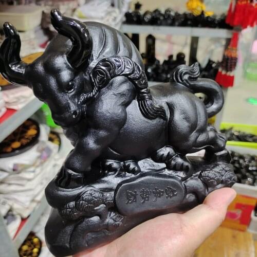 Naturalobsidian wealth is like a rainbow home furnishing company store decoration opening gifts, a symbol of identity and wealth