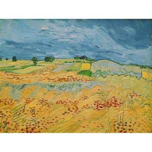 Landscape Van Gogh DIY Cross Stitch 11CT Embroidery Kits Craft Needlework Set Printed Canvas Cotton Thread Dropshipping