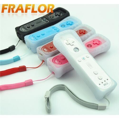 20 sets in 1 Remote Nunchuk Combo Built in MOTION PLUS for Nintendo for Wii Controller Controle with Protective Silicone Case