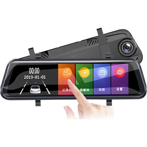 Dash cam 4G 10 inch stream media Android Mirror Car Rearview Mirror car dvr ADAS Super night FHD 1080P