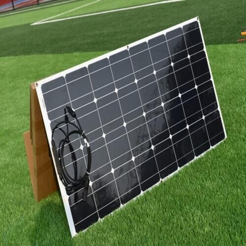 100W 200W 300W 400W Solar Panel High Quality 100W Flexible Solar Panel Monocrystalline Solar Cell 12v Solar Charger RV/Boat/Car