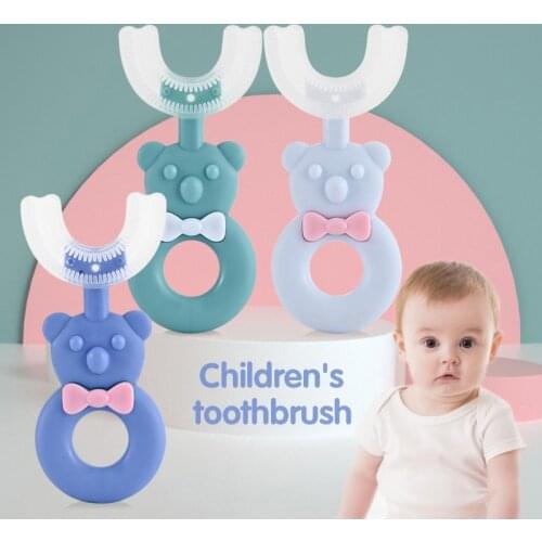 Baby Toddler Molar Toothbrush Silicone Teethers for Teeth Infant Toddler Chews Bite Teething Toy Infant Baby Dental Care Brush
