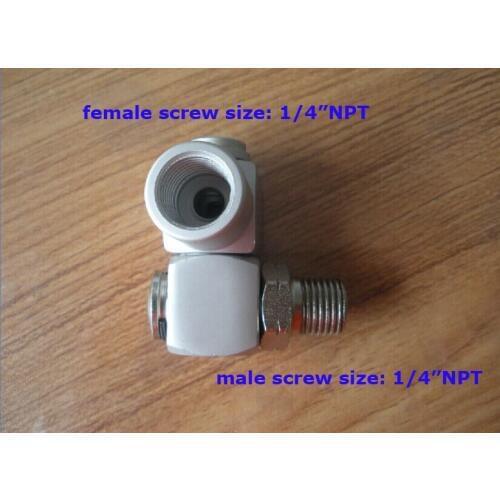 1/4" NPT swivel connector adaptor fitting for air tools like die grinder, wrench,saw, cut-off , air drill fittings