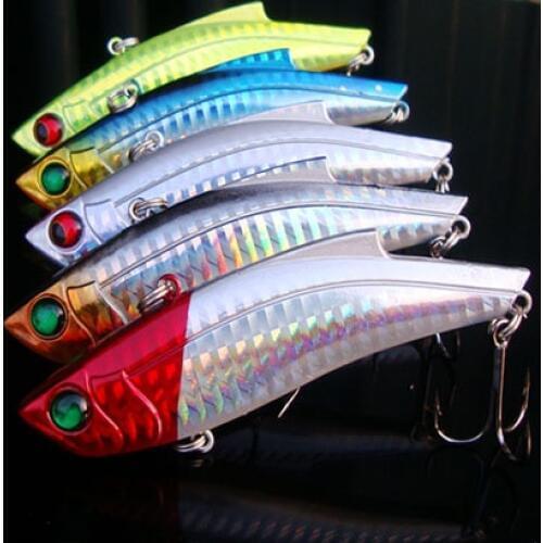 2017 Long Shot Fishing Lures VIB 40g/9cm Bass Bait Lead Fish Artificial Seawater Fishing Hard Lures
