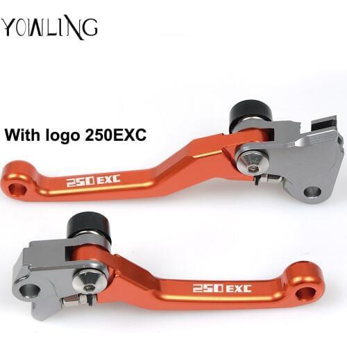 250EXC Motocross Dirt bike Pit bike CNC Pivot Foldable Clutch Brake Lever For 250 EXC 250EXC 2003 2004 2005