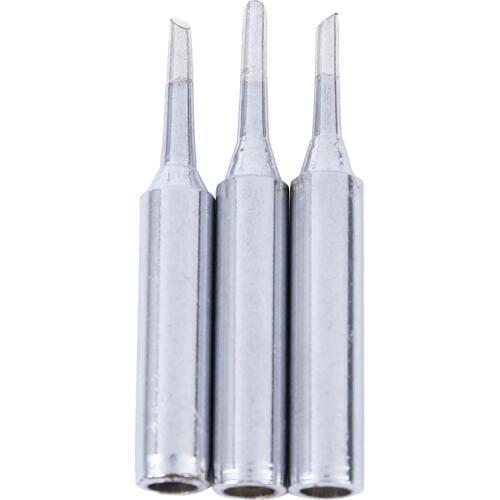 3Pcs 900M-T-2C 60W 2mm Width Bevel Soldering Solder Iron Tip 43 x 6mm