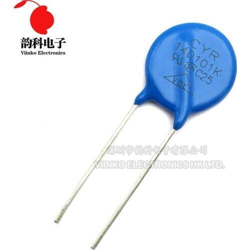 500pcs varistor piezoresistor 14D270K 14D470K 14D101K 14D151K 14D241K 14D271K 14D391K 14D431K 14D471K 14D561K 14D681K 14D821K