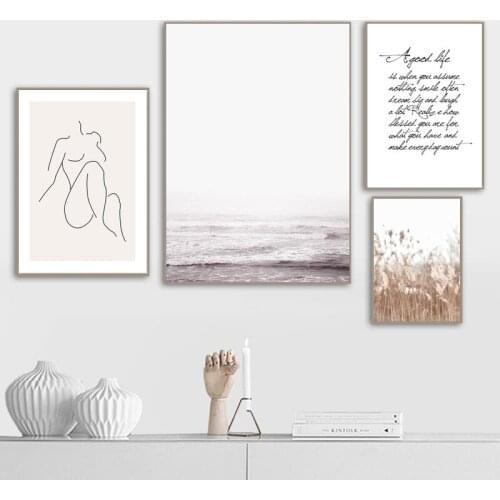 Matisse Art Reeds Mushroom Abstract Wall Art Canvas Painting Nordic Posters And Prints Wall Pictures Living Kids Room Decoration