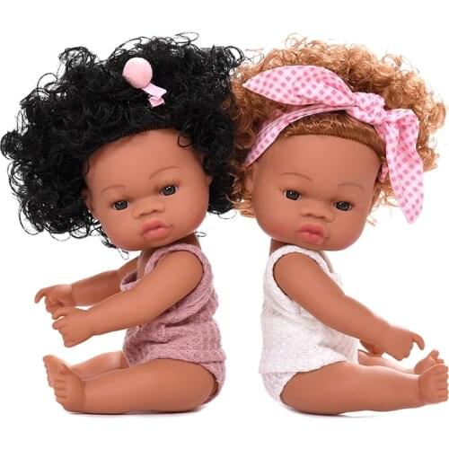 African Silicone Reborn Bebe Doll Black Baby Born Doll African Dolls Summer Baby Doll Black Baby Alive Doll Lifelike Real Baby
