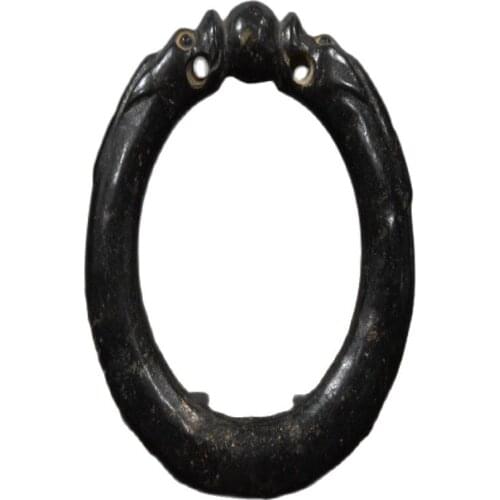 Chinese ancient Hongshan Culture meteorite meteorite Double Dragon Bracelet