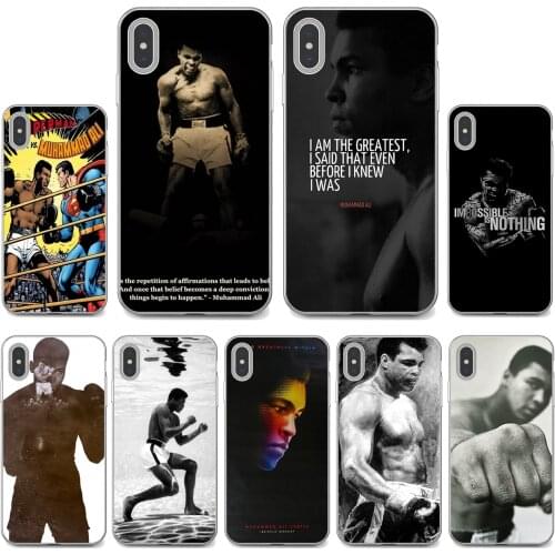Muhammad-Ali-King-of-Boxing-USA For Samsung Galaxy A9 A8 Star Lite A3 A5 A7 A6 Plus 2018 2015 2016 2017 Soft Cases Cover
