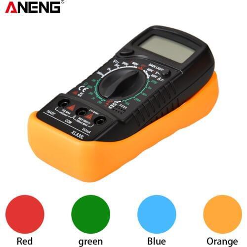 Mini Power Meter Test XL830L Digital LCD Multimeter Profissional Tester Electric Voltmeter Ammeter AC DC OHM Volt Tester pocket