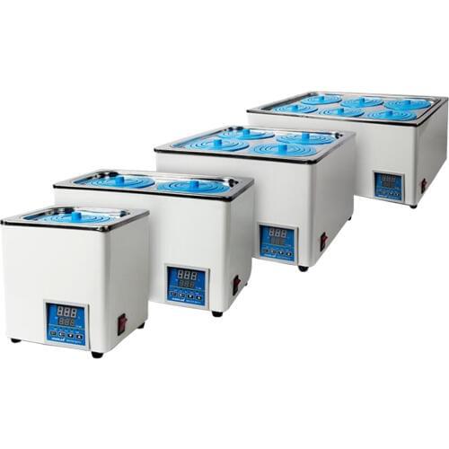300-1200W Electric Stainless Steel Liner Water Bath 1-6 Holes Digital Display Constant Temperature Rapid Heating