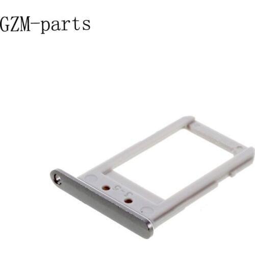 GZM-parts 50pcs/lot Single/ Dual Sim Card Tray For Samsung Galaxy S6 Edge Plus G928 Sim Card Tray Slot Holder Parts