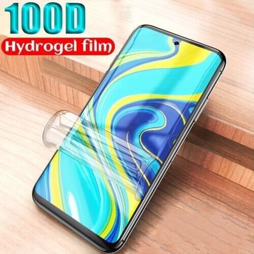 Soft full cover for xiaomi redmi note 7 8 8t 8A 9A 9C 9 9s 10X pro MAX hydrogel film phone screen protector Not Glass protective
