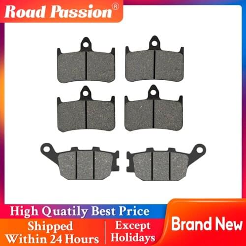 Road Passion Motorcycle Front and Rear Brake Pads For Honda CBR900RR Fireblade CB900F Hornet CB1000 CB1000F VTR1000F Firestorm