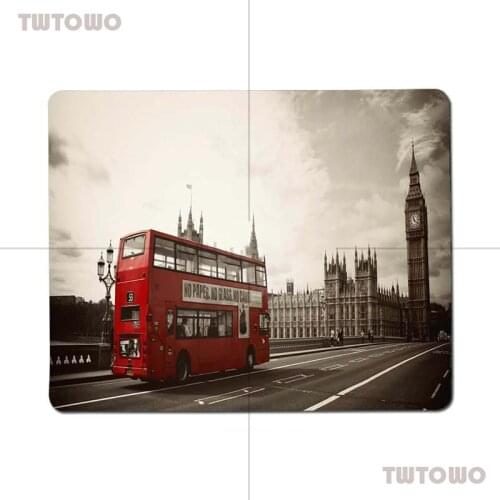 London Bus England Phone Retro Design Comfort Small Mouse Mat Gaming Mouse Pad 25x29cm Small Mousepad Carpet Home Keyboard Pad