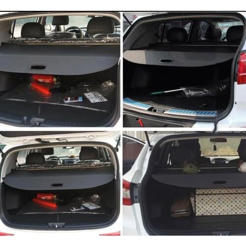 Rear Trunk Security Shield Cargo Cover trunk shade security cover for Kia Sportage R 2011- 2014 Trunk cover material curtain