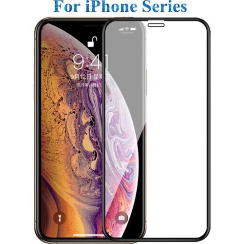 Full Cover Tempered Glass For iPhone XS Max XR X 11 pro SE 2 2020 Explosion-Proof Screen Protector Film For iPhone 6 6S 7 8 Plus