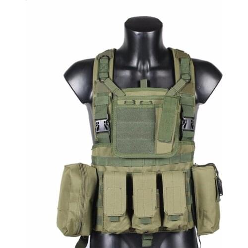 RRV Tactical Vest, Molle Vest, 600D Nylon, Airsoft Tactial Gear Colete Tatico, Black, Tan, OD Green, Woodland, CP, ACU