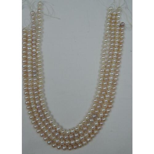 100% nature freshwater pearl material with round shape