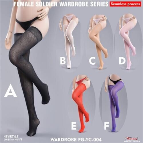 1/6 Scale FG-YC-005 Sexy Wardrobe Series Seamless Legs Socks Clothes Accessory for 12'' Action Figure Body For Collection