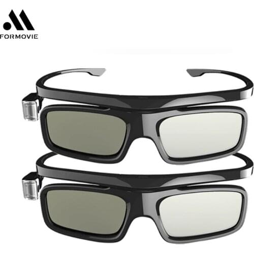 Formovie Smart 3D Glasses DLP-LINK Shutter Type With USB Charging Cable For 1080 P4K wemax A300 UST projector Cinema Accessories
