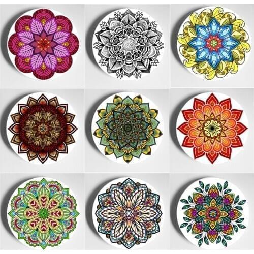 Ceramic Art Plate High-End Decorative Plate Unique European Style Wall Plate Round Art Decoration Home Bar Studio Background