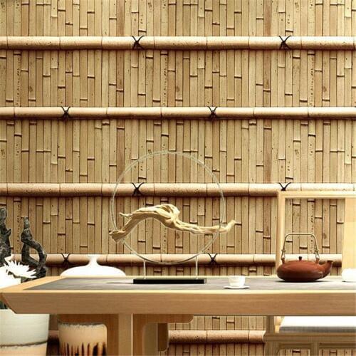Wellyu Chinese wallpaper classical 3d Chinese style retro tea restaurant bamboo Japanese bar restaurant waterproof wallpaper