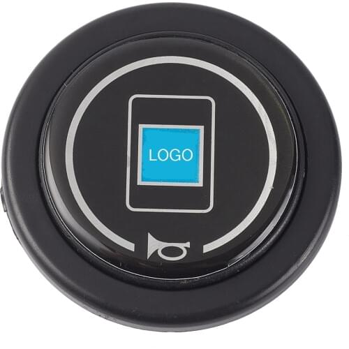 Steering wheel horn push button black