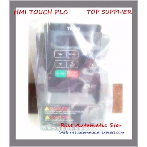 L510-2P2-H1-N New 1 Phase 220V 1.8A 0.2KW 0.25HP Inverter VFD Frequency AC Drive