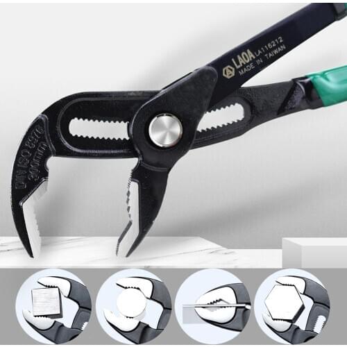 LAOA Plumber Pipe Water Pump Pliers Wrench Plumbing Combination Tools Universal Wrench Grip Pipe Pliers Plumber cobra pliers