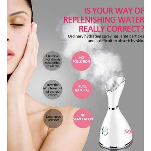 Nano Mist Sprayer Face Steamer Humidifier Spa Spray Facial Steamer Skin Care Humidificador Vaporizador Nebulizer Women Beauty