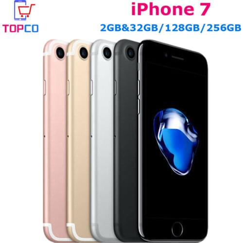 Apple iPhone 7 Factory Unlocked Original Mobile Phone 4G LTE 4.7" Dual Core A10 12MP RAM 2GB ROM 32GB/128GB/256GB Cell phone NFC