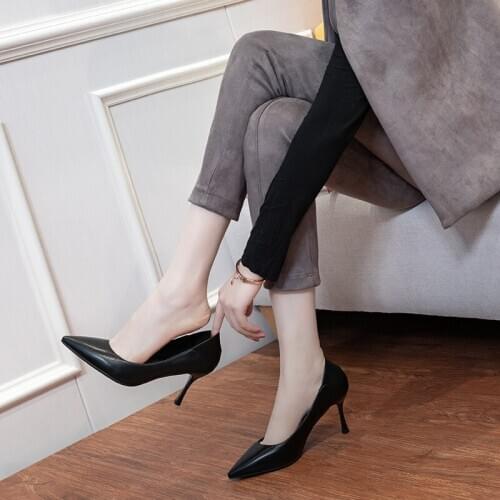 5/7cm High Heels Sexy Party Shoes for Women Pointed Toe Heels Fashion Womens Pumps High Heels Stilettos Office Shoes Women Trend