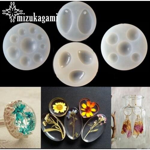 1pcs UV Resin Jewelry Liquid Silicone Mold Tear Water Drop&Round Beads Charms Molds For DIY Necklace Pendant Making Jewelry