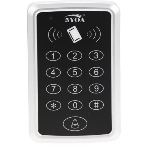 125KHz RFID Access Control Keypad EM Card Reader Door Access Control System Door Lock Opener Keyboard System