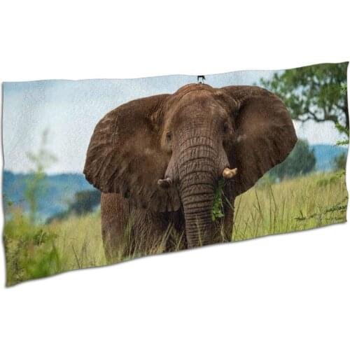 African elephant beach towel printed quick drying microfiber bath towel gym fashion mat surfing Yoga towel